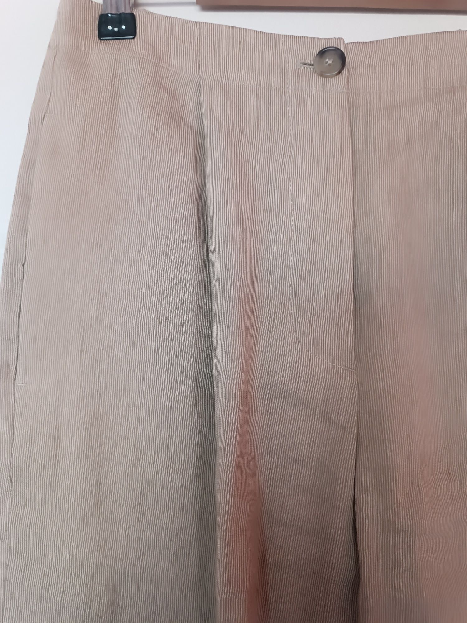 Панталон от лен Massimo Dutti