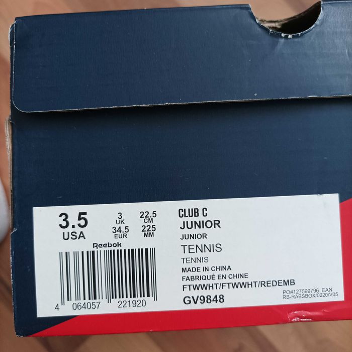 Reebok N34,5 нови маратонки