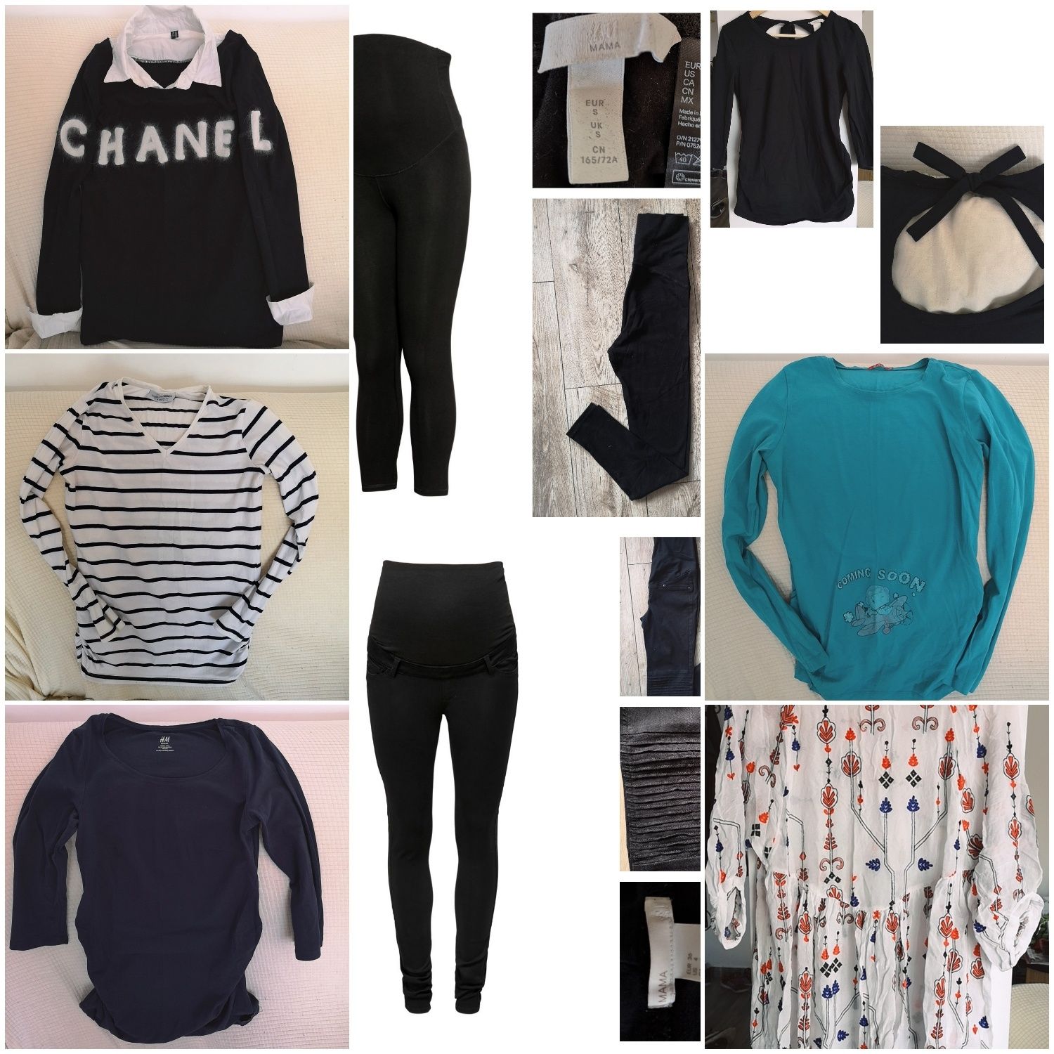 Lot haine gravide s-m/maternity/bluze