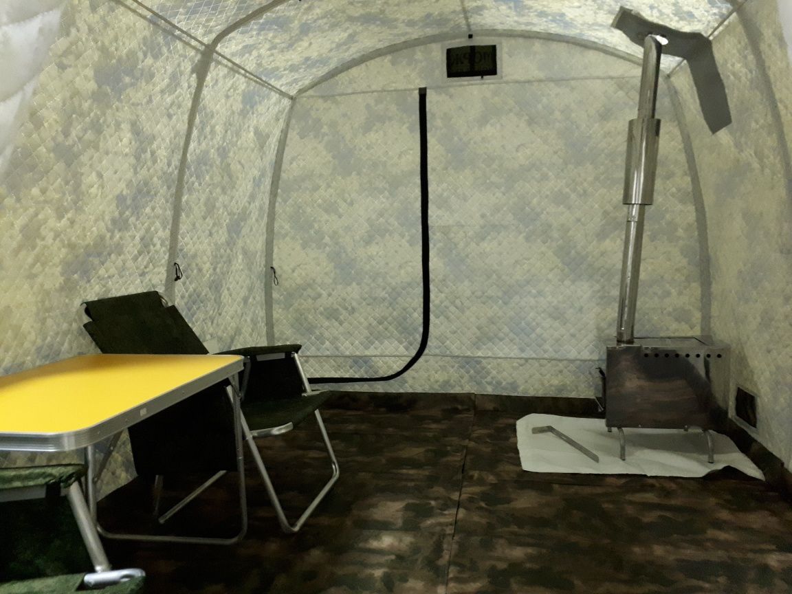 Трехслойная мобильная баня-палатка МОРЖ MAX пр-во Россия