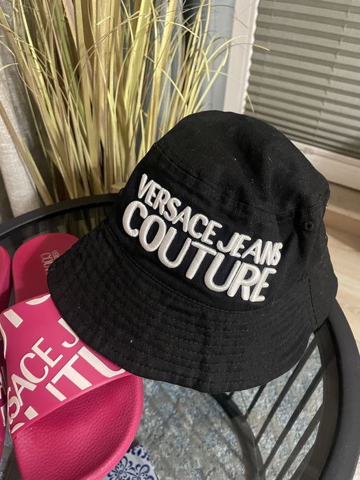 Черна Шапка Versace Jeanse Couture