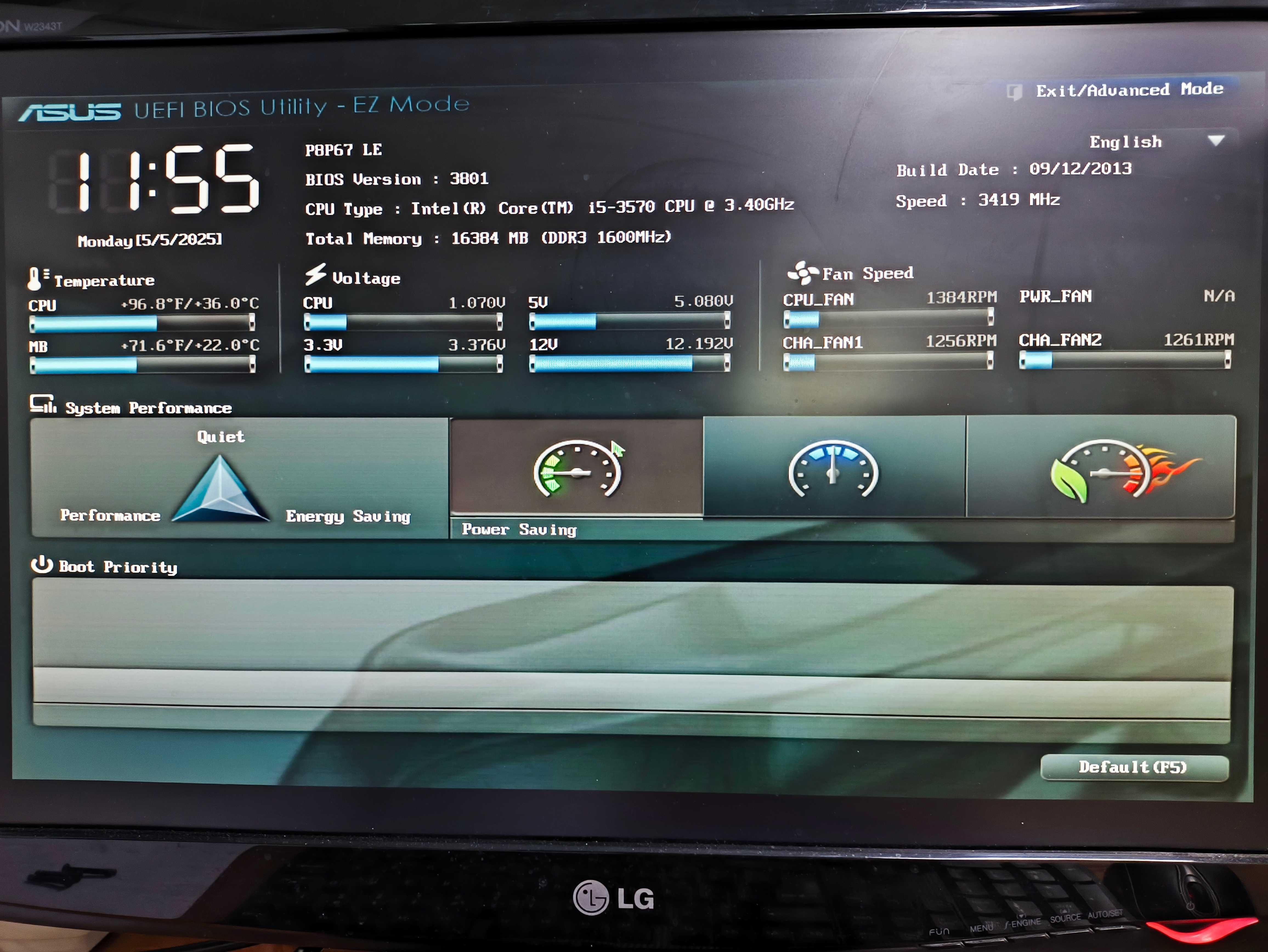 Компютъна конф. Asus i5-3570 / 16GB Ram / GTX660