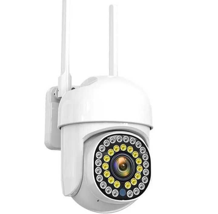 НОВО Безжична външна въртяща с 2 антени WIFI Full HD IP camera камера