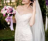 Продаю нежное свадебное платье в цвете IVory