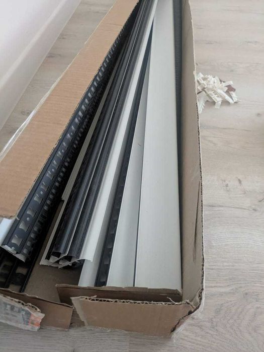 плинтус 10 шт белого цвета