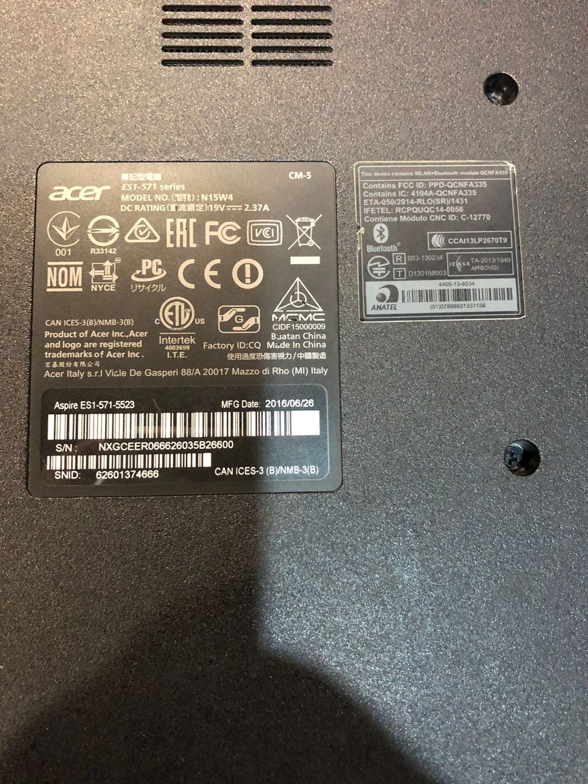 Продам ноутбук Acer Core i5 сумка мышка