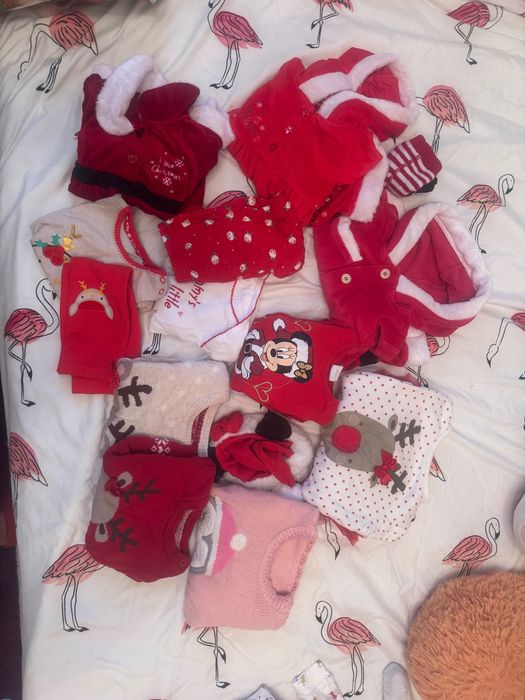 Коледни дрешки 6-9мес