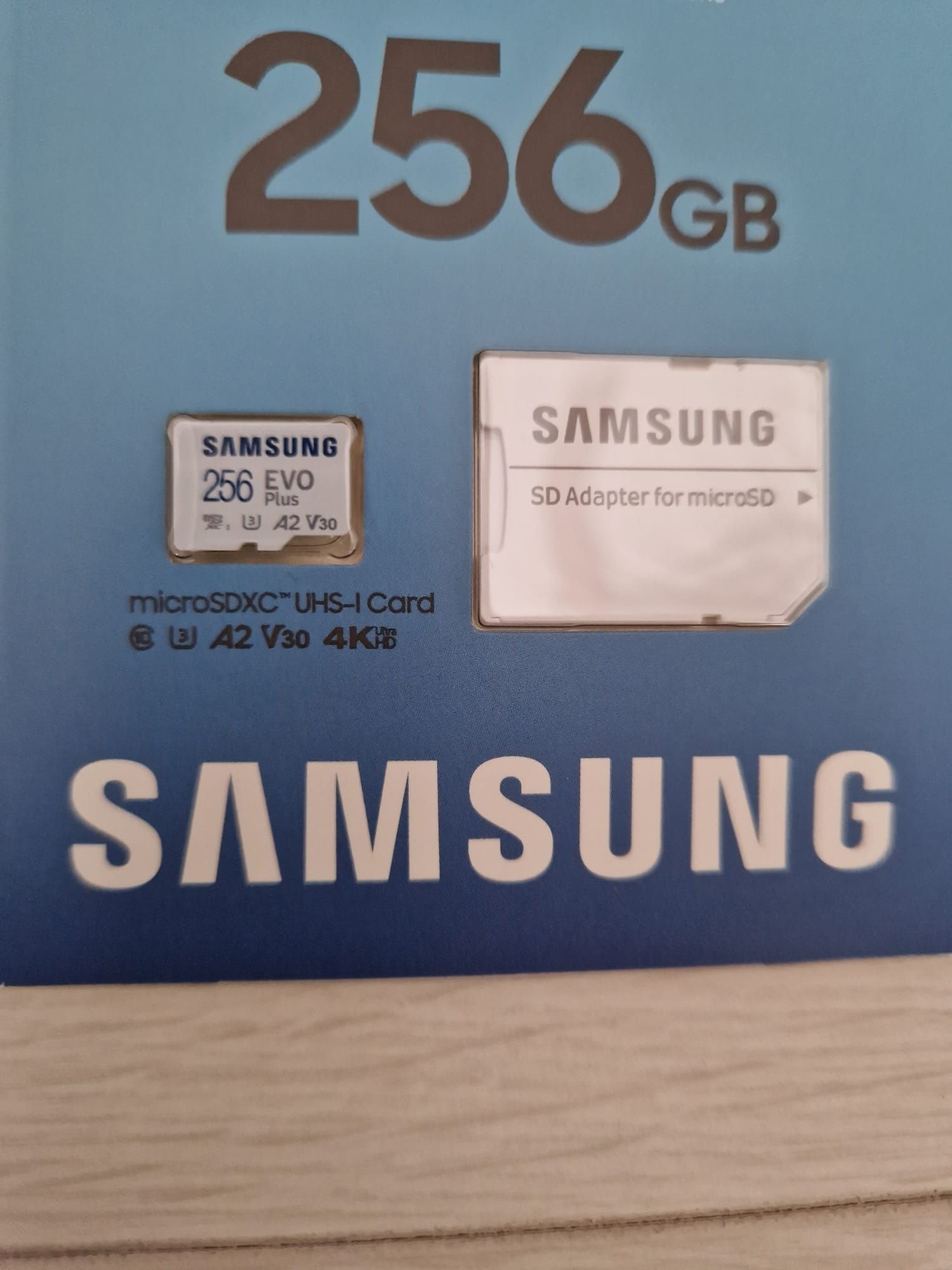 Card Samsung EVO Plus 2021 R130 microSDXC 256GB U3 A2 Clasa 10,sigil