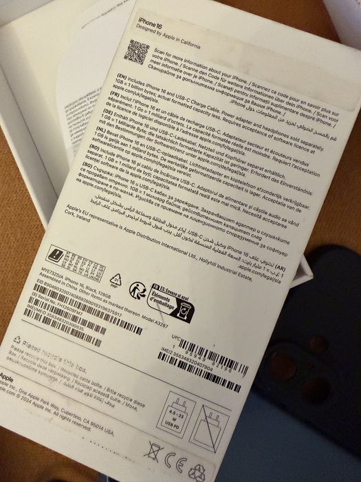 Iphone 16, 128 gb, in garantie.