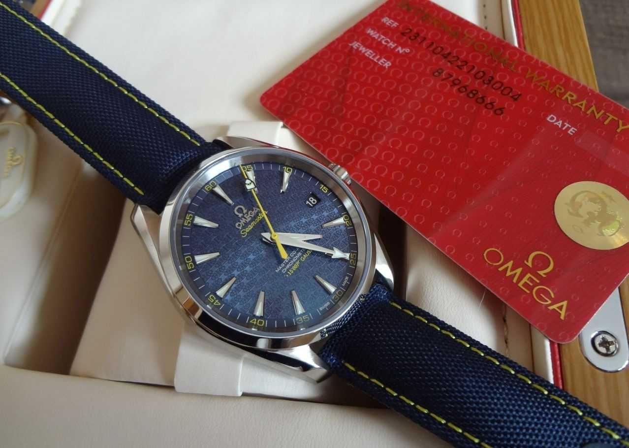 Omega Seamaster Aqua Terra 150m James Bond 007 Blue Edition