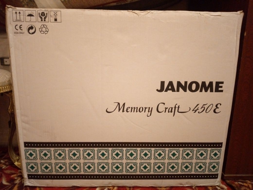 Srochno.svoy Janome memory craft 450 v коробке флешку есть +рисунки ди