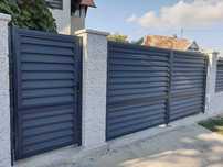 Garduri si porti din panouri stil jaluzele si alte modele disponibile