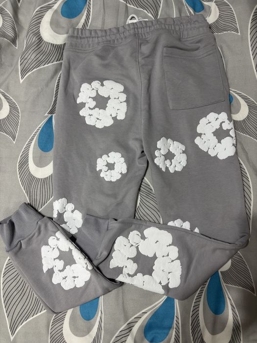 Pantaloni denim tears gri