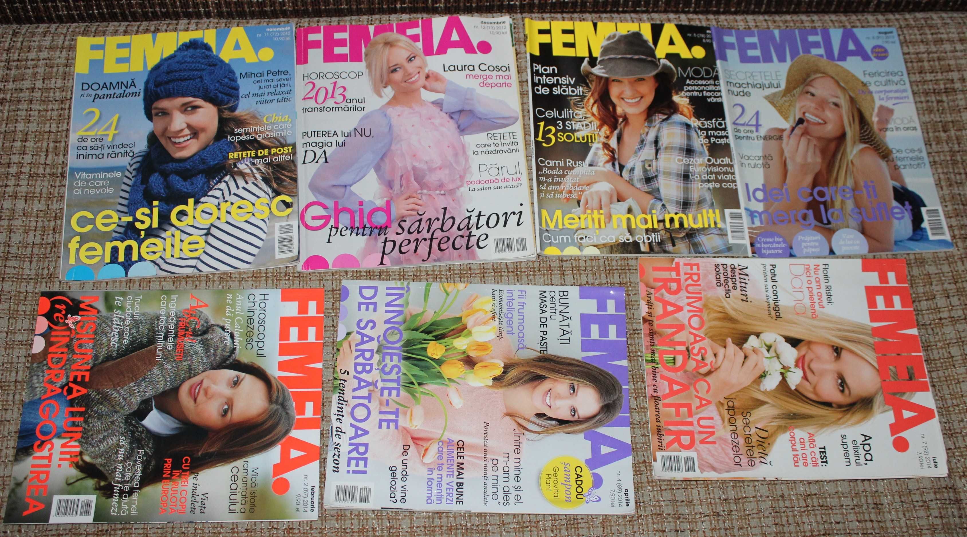 lot reviste cresterea copilului mami super bebe femeia bazaar elle