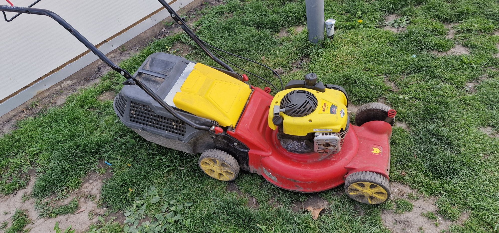 Vand masina de tuns/taiat iarba/gazon Wolf Garten motor 4 cai cu cos
