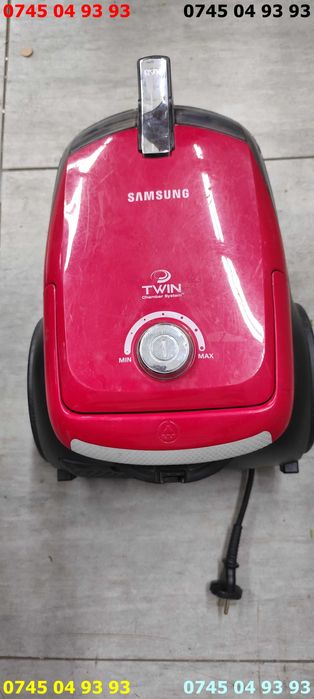 aspirator samsung VCDC15SV rosu complet cu proba