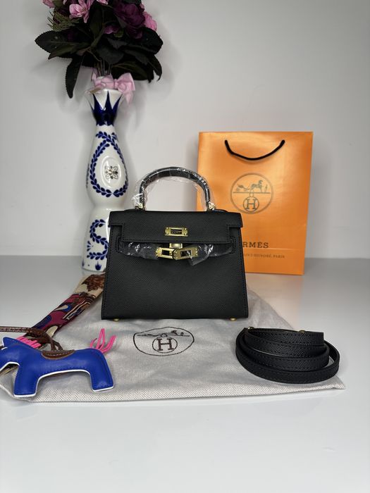 Geanta de lux HERMES Kelly mini 19  cm piele naturala 100% cadou c:60