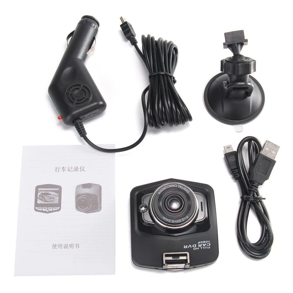 Видеорегистратор за кола GT300 Full HD с функция WDR -3Mpx AC26