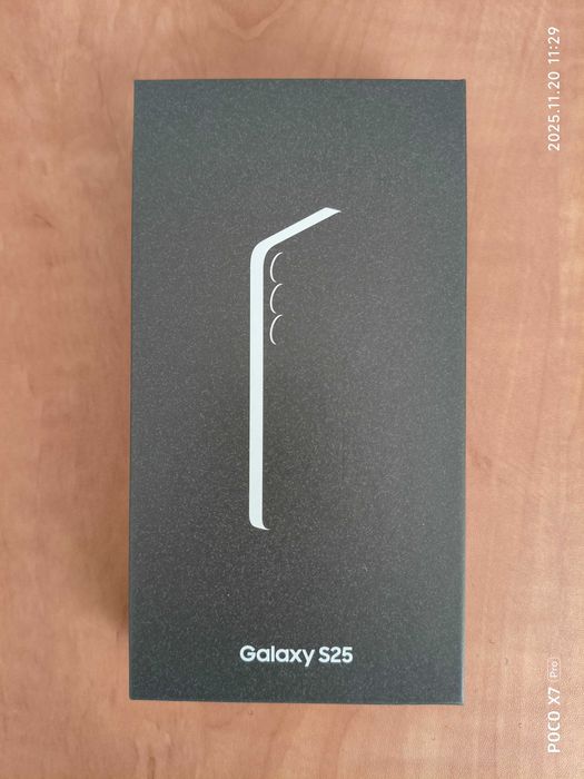 ЧИСТО НОВ - оригинален Samsung Galaxy S25 - 12GB RAM, 256GB + Подаръци