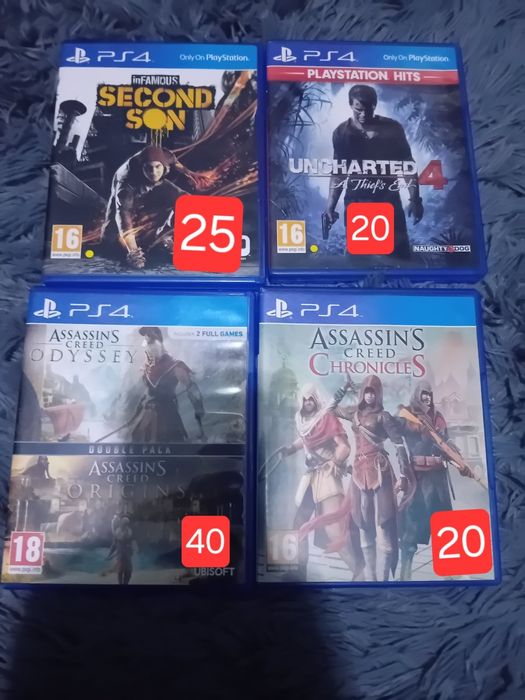 Няколко Игри за PS 4. Без забележки