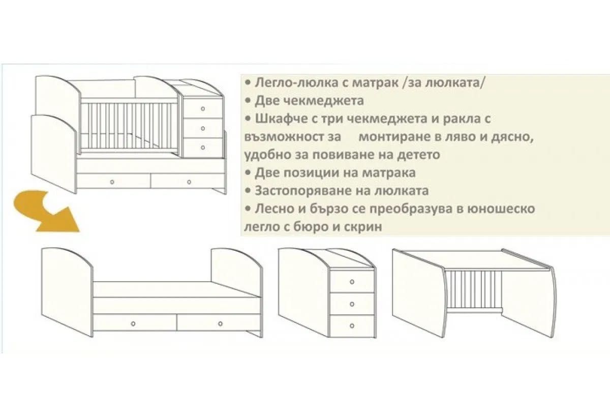 Матрак 60/120 за Бебешко легло