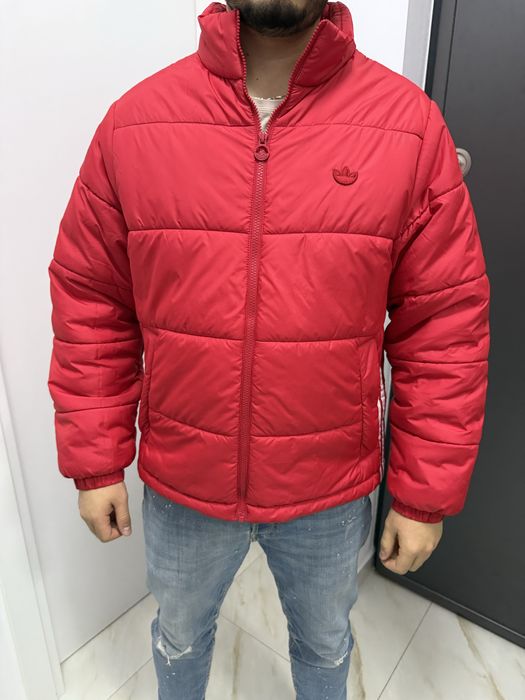 Geaca Adidas rosie noua