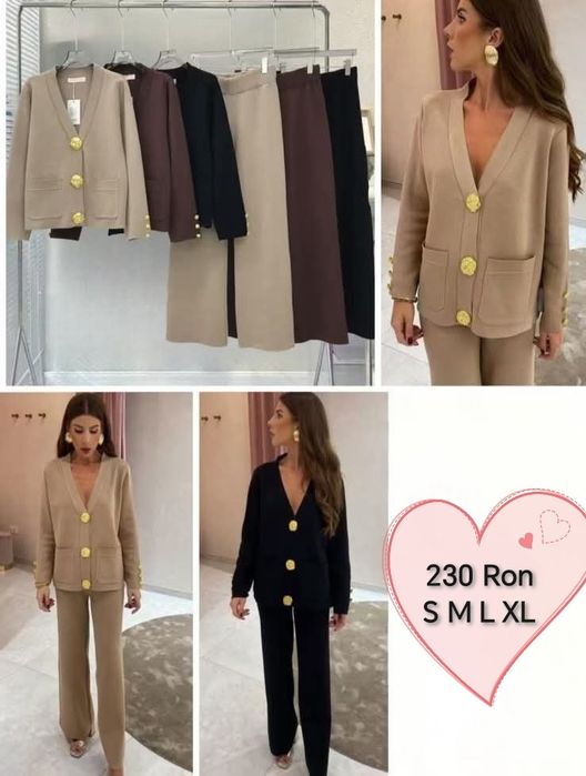 Compleu tricot colecție toamnă iarnă Italia.