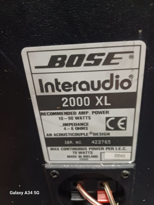 Bose  interaudio 2000xl,pereche boxe raft