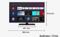 Нов телевизор с гаранция Panasonic TX-43JX710E 43", Android, 4K Ultra