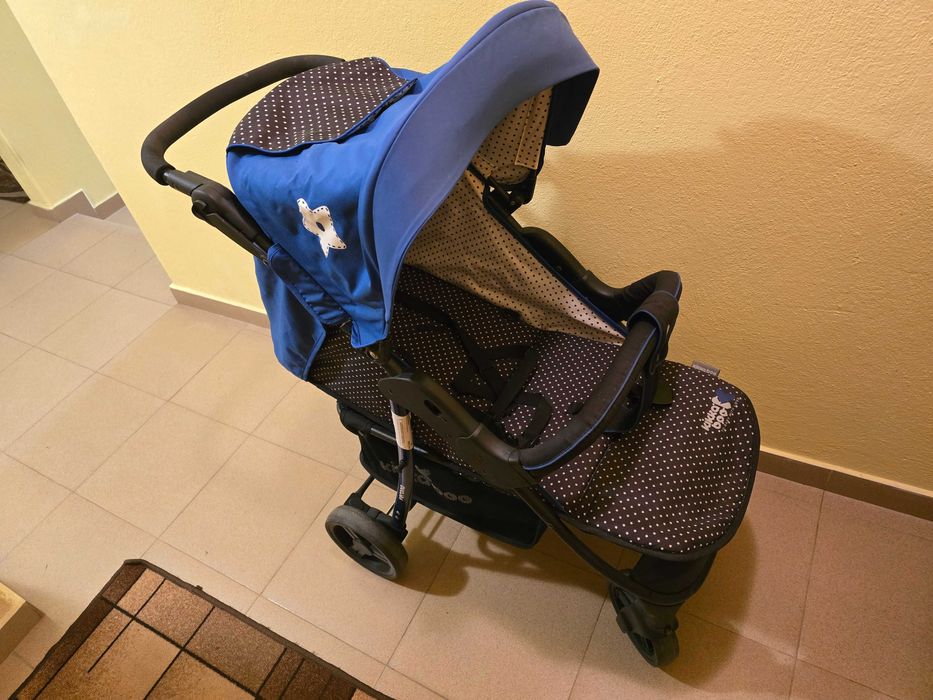 Дестка лятна количка за момче - цвят син