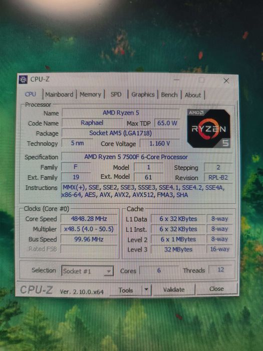 Calculator PC Gaming ATX Ryzen 5 7500f 32GB RAM Nvidia RTX 3060