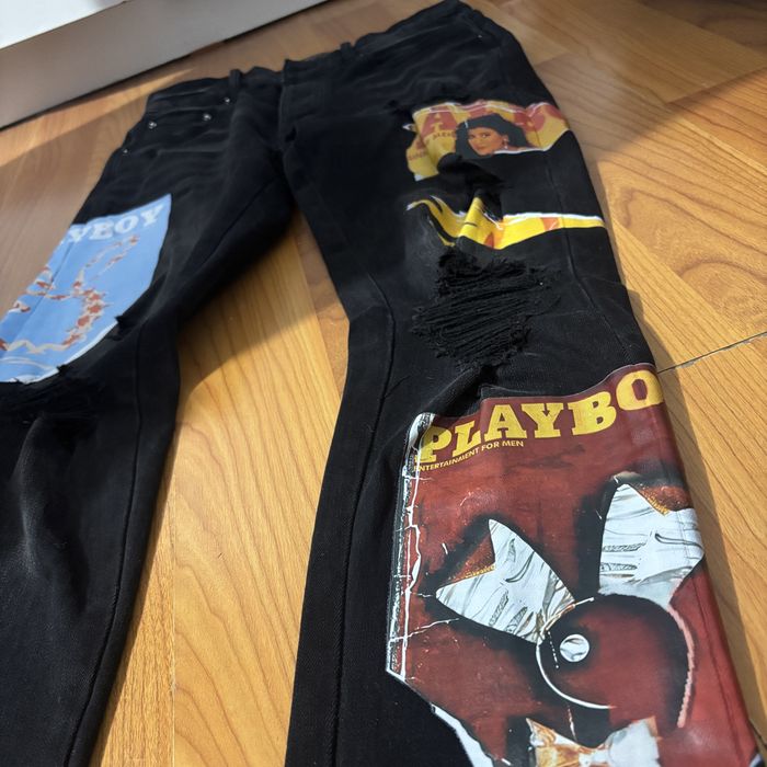 Blugi Amiri PlayBoy Kayflock, mărimea 30, model rar