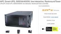UPS APC SmartSUA (5kVA,3kVA,2.2kVA,1.5kVA,1kVA,750VA,700VA) SINUS, AVR