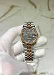 ceas barbat rolex datejust 36mm grey bi-color