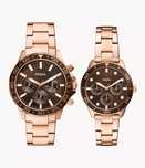 Set ceasuri Fossil Rose Gold Stainless Steel