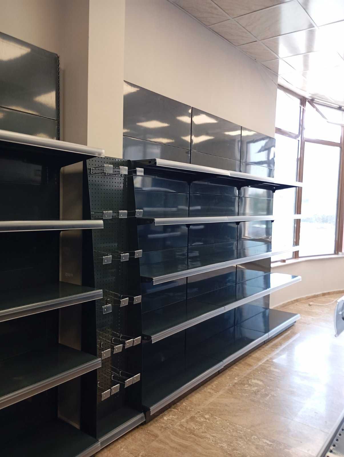 Оборудване Стелажи Рафтове от празно помещение до работещ магазин