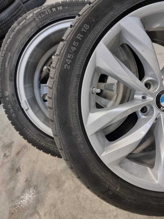 4 Anvelope de IARNA 245.45.18 Continental Runflat ; stare foarte buna