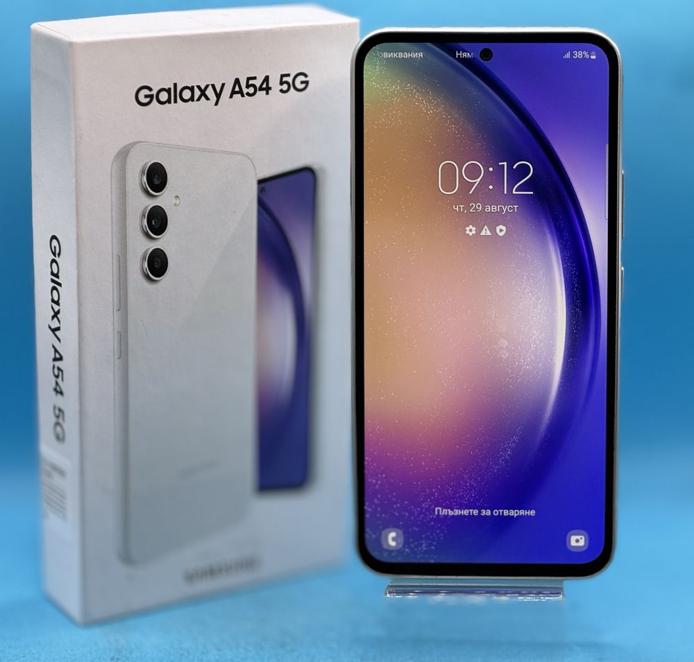 ГАРАНЦИОНЕН!!! Samsung Galaxy A54, 128GB, 8GB RAM, 5G, Awesome White