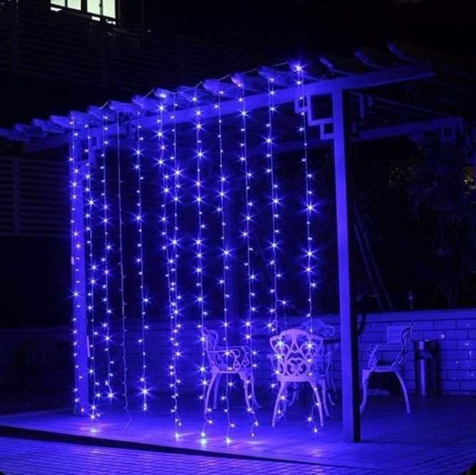 LED Коледна украса Различни модели ЛЕД завеси висулки фигурки маркучи