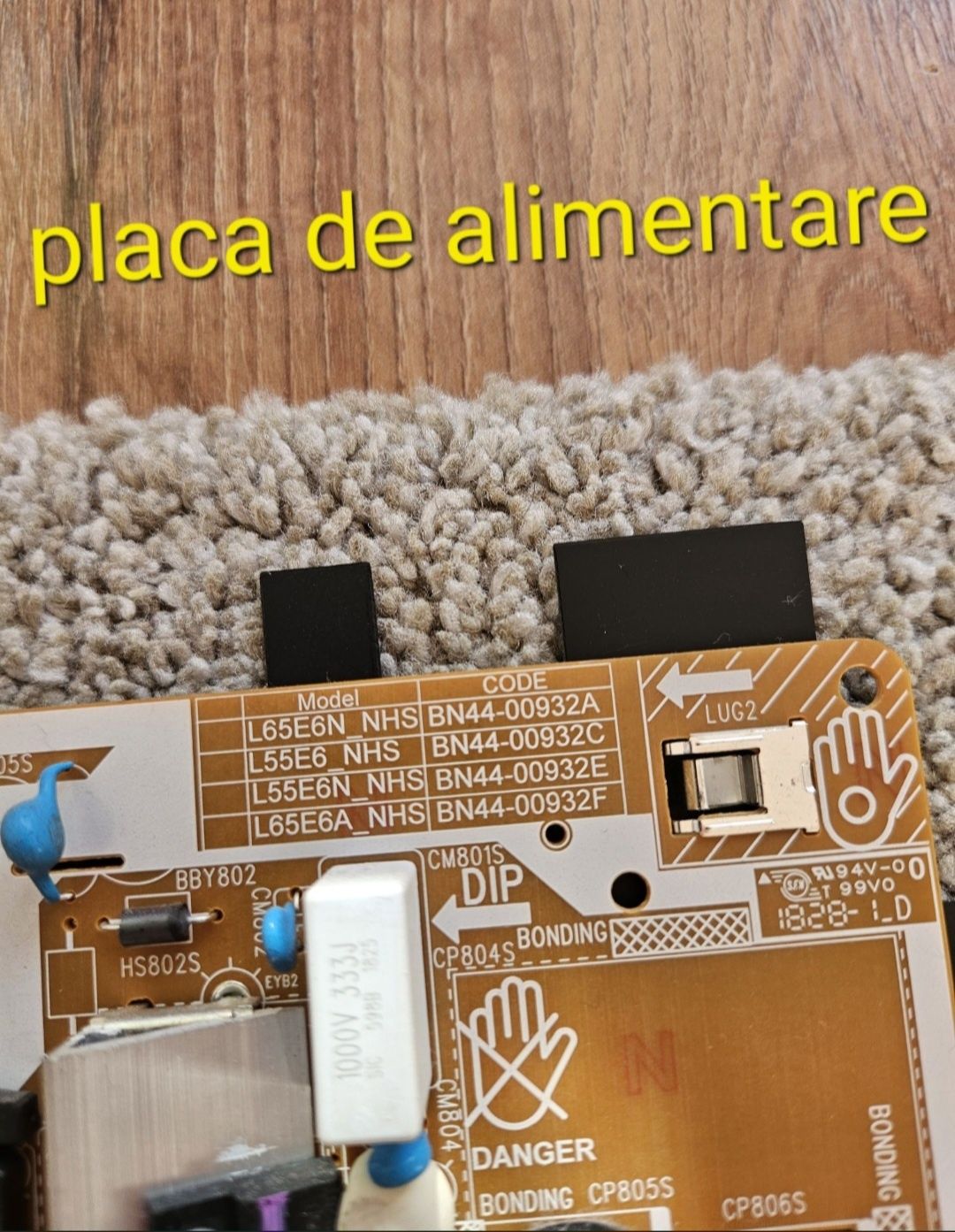 Vând plăcile electronice de la TV Samsung