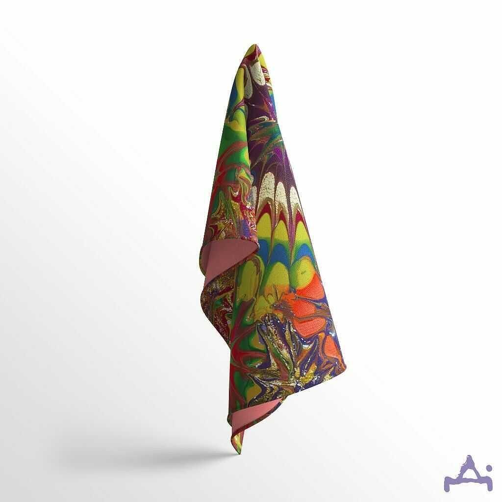 Дамски артистичен шал "бенгалски огън"