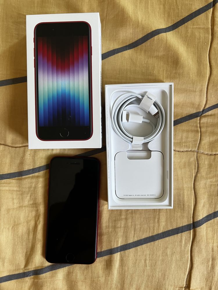Iphone se 2022 64 гигабайта red