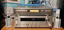 Cd player Onkyo C 100 sau amplificator statie receiver TX 8050 cu USB
