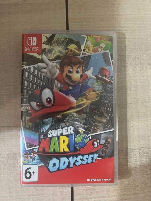 Super Mario Odyssey картридж на Nintendo Switch
