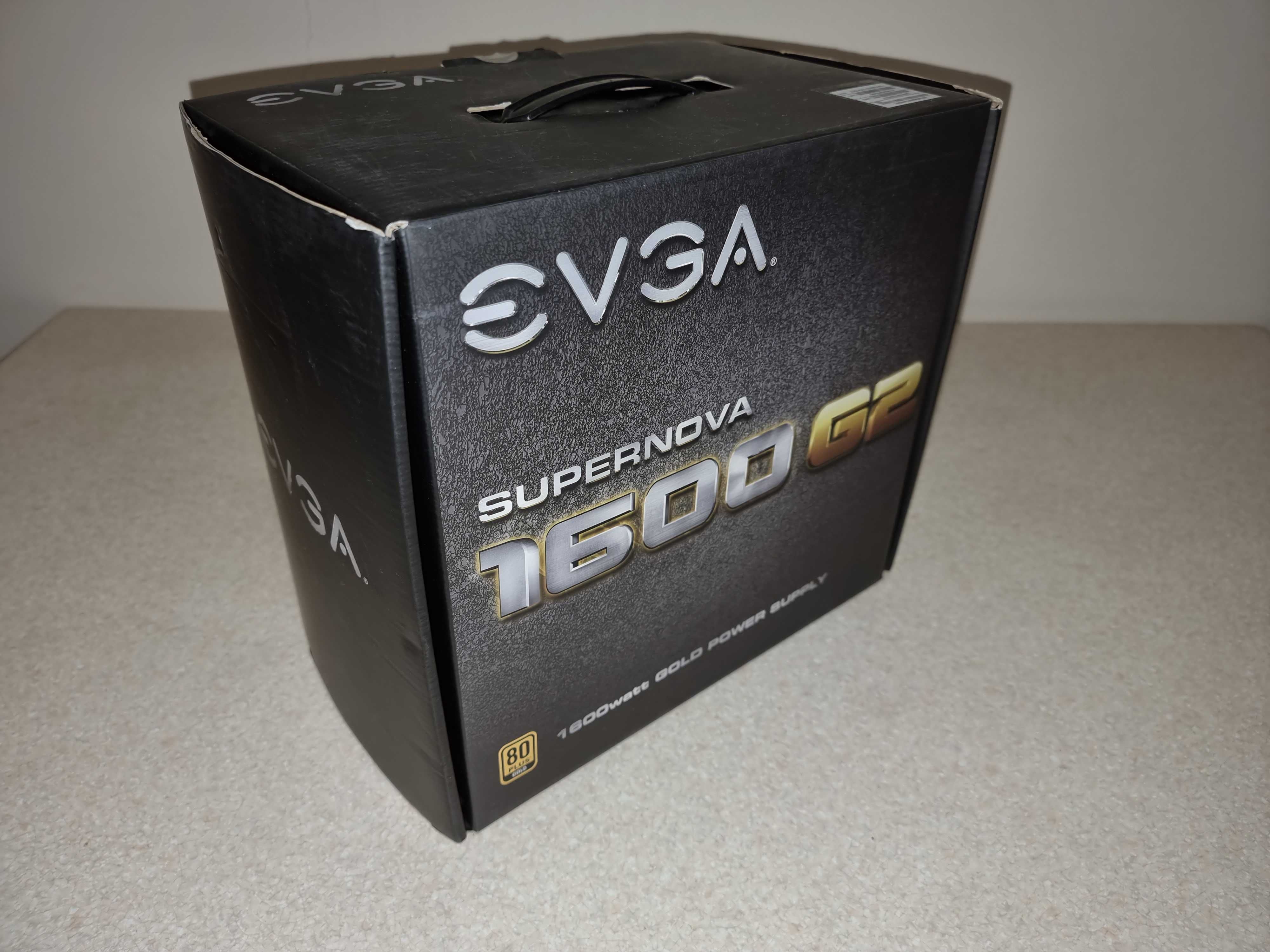 Золотой блок питания EVGA SuperNOVA 1600 G2 мощностью 1600Вт