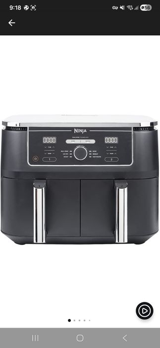 Friteuza aer cald Ninja, in garantie Foodi DualZone AF400, 9.5l, 2470