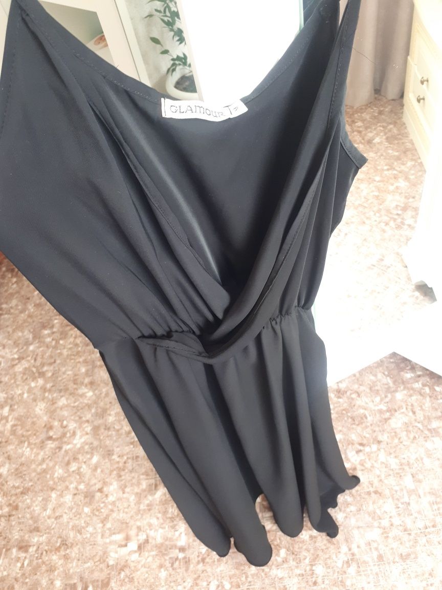 Платье сарафан черного цвета