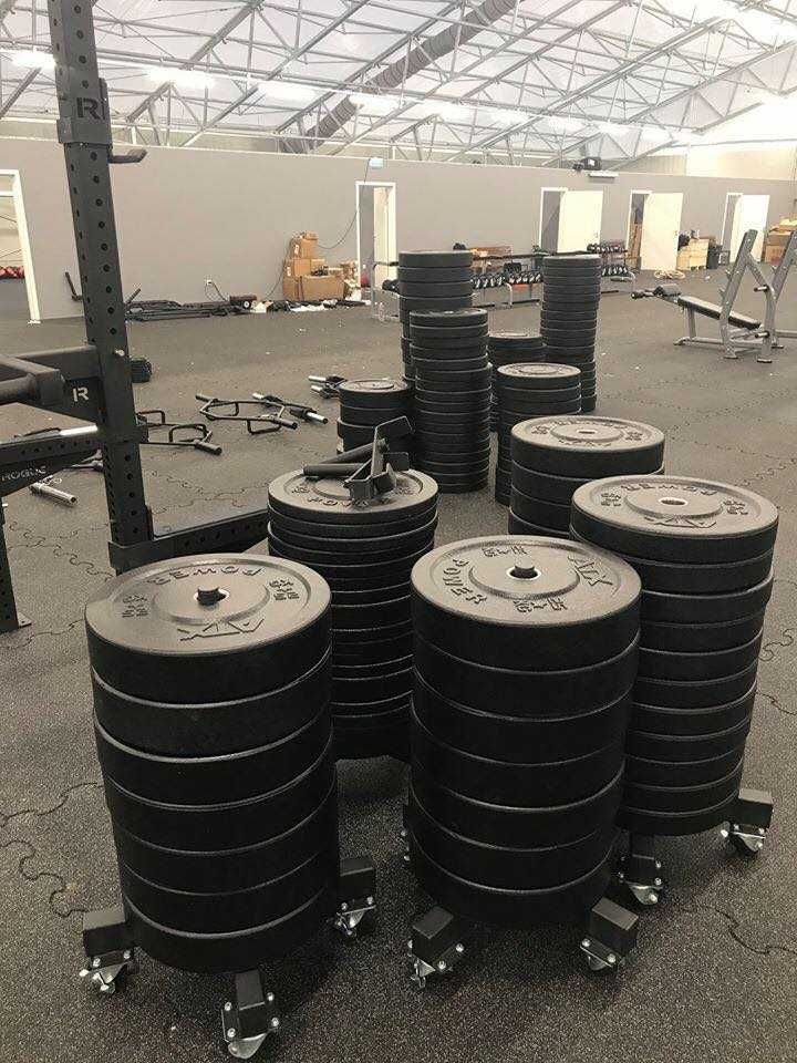 Подвижна Стойка за Дискове, Поставка за Тежести Bumper Plates