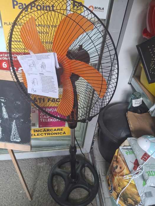 Ventilator cu Picior 5 pale, 3 viteze Unisex- dama sau bărbat