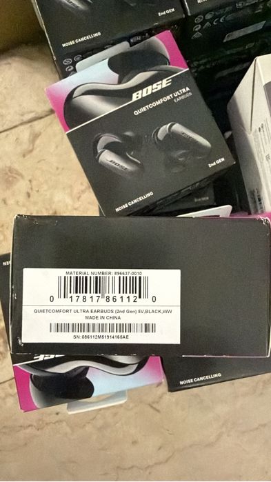 Casti bose quietcomfort ultra earbuds 2nd gen black sigilate originale